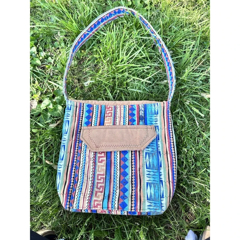 Handmade Aztec Boho‎ Festival Hobo Crossbody Satchel Bag Purse